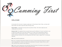 Tablet Screenshot of cummingfirst.com